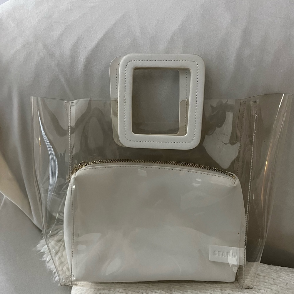 Staud PVC tote bag Clear